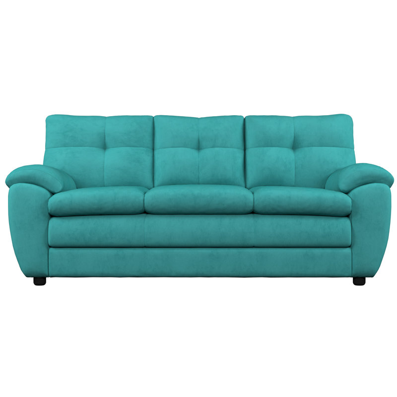 Red Barrel Studio® Beneduce Microfiber 84" W Pillow top Arm Sofa